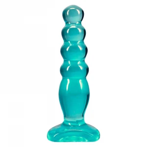 Дилдо Doc Johnson Crystal Jellies - Anal Delight - 5 Inch - Teal