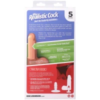Фалоімітатор Doc Johnson The Realistic Cock ULTRASKYN - 5 Inch with Balls Chocolate — Просмотреть изображение 20