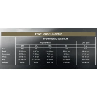 Мінісукня Penthouse - Heart Rob Red M/L, хомут, глибоке декольте, мініатюрні стрінги — Переглянути зображення 4