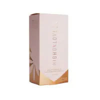 Масажна олія HighOnLove Massage Oil - Decadent White Chocolate (120 мл) з маслом насіння конопель — Переглянути зображення 4