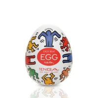 Мастурбатор-яйце Tenga Keith Haring Egg Dance — Переглянути зображення 1