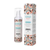 Масажна олія EXSENS Coconut 50 мл розігрівальна, без цукру, без парабенів, їстівна — Переглянути зображення 2