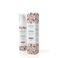 Масажна олія EXSENS Coconut 50 мл розігрівальна, без цукру, без парабенів, їстівна — Переглянути зображення 1
