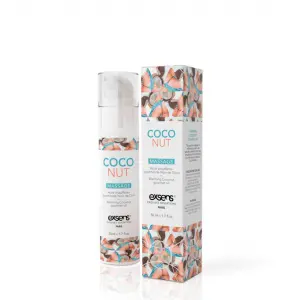 Масажна олія EXSENS Coconut 50 мл розігрівальна, без цукру, без парабенів, їстівна