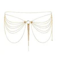 Ланцюжок на трусики або ліф Bijoux Indiscrets MAGNIFIQUE Waist Chain - Gold, прикраса на тіло — Переглянути зображення 1