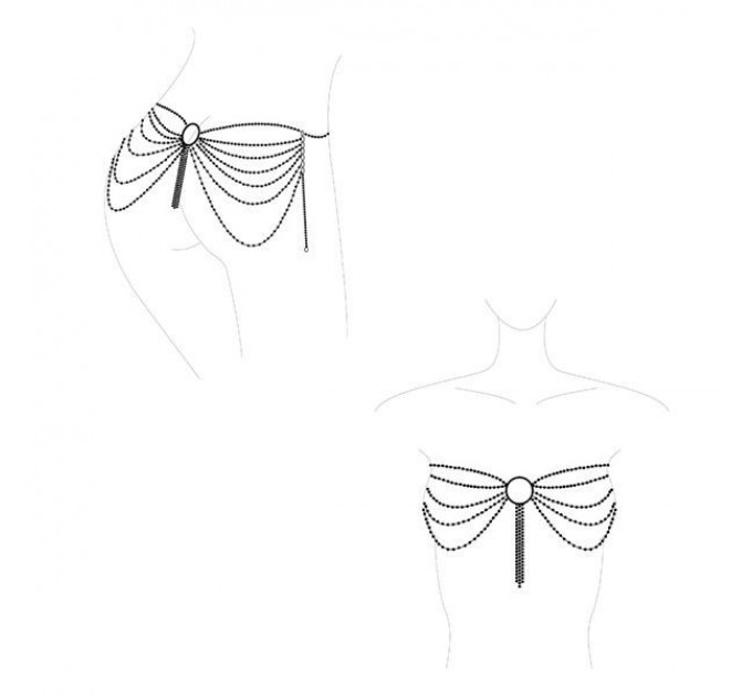 Ланцюжок на трусики або ліф Bijoux Indiscrets MAGNIFIQUE Waist Chain - Gold, прикраса на тіло