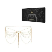Ланцюжок на трусики або ліф Bijoux Indiscrets MAGNIFIQUE Waist Chain - Gold, прикраса на тіло — Переглянути зображення 4