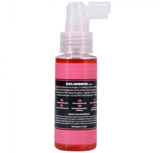Спрей для мінету Doc Johnson GoodHead DeepThroat Spray - Watermelon 59 мл для глибокого мінету