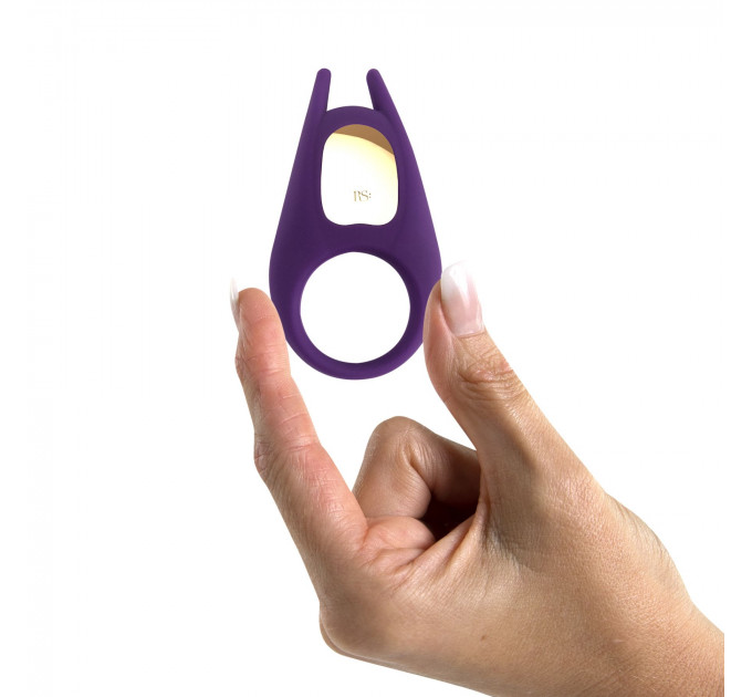 Ерекційне віброкільце Rianne S: The Pussy & The Knight Couple Ring, 10 режимів роботи, мед силікон