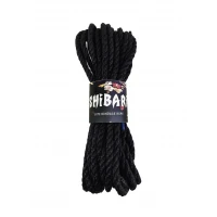 Джутова мотузка для Шибарі Feral Feelings Shibari Rope, 8 м чорна — Переглянути зображення 1