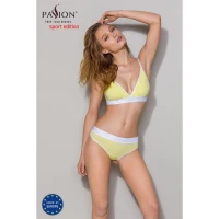 Спортивні трусики-стрінги Passion PS007 PANTIES L, yellow — Переглянути зображення 3