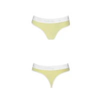 Спортивні трусики-стрінги Passion PS007 PANTIES L, yellow — Переглянути зображення 4