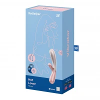 Смарт вібратор-кролик із підігрівом Satisfyer Hot Lover Pink — Просмотреть изображение 6