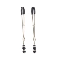 Затискачі для сосків Art of Sex - Nipple Clamps Lovely Black — Переглянути зображення 2