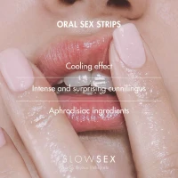 Смужки для орального сексу Bijoux Indiscrets Slow Sex Oral sex strips — Переглянути зображення 3