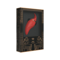 Вибратор 2в1 с язычком Zalo — Hero Wine Red, кристалл Swarovski — Просмотреть изображение 9