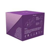 Смарт-вібратор для пар We-Vibe Chorus Purple, сенсорне керування вібраціями стисненням пульта — Переглянути зображення 12