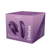 Смарт-вибратор для пар We-Vibe Chorus Purple, сенсорное управление вибрациями сжатием пульта — Просмотреть изображение 11