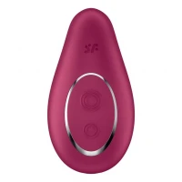 Вібратор Satisfyer Dipping Delight Berry, 2 мотори, гнучкий кінчик — Просмотреть изображение 3