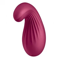 Вібратор Satisfyer Dipping Delight Berry, 2 мотори, гнучкий кінчик — Просмотреть изображение 2