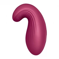 Вібратор Satisfyer Dipping Delight Berry, 2 мотори, гнучкий кінчик — Просмотреть изображение 4