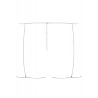 (SALE) Ланцюжок-гартери з каменями Obsessive Bijou 905