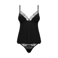 Топ та трусики Obsessive Bella Rou top & panties XS/S, топ, трусики