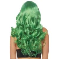 Хвиляста перука Leg Avenue Misfit Long Wavy Wig Green, довга, реалістичний вигляд, 61 см — Просмотреть изображение 2