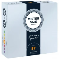 Презервативи Mister Size - pure feel - 57 (36 condoms), товщина 0,05 мм — Просмотреть изображение 1