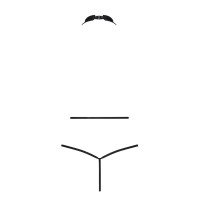 Боди-халтер из экокожи Passion JANNIES BODY S/M black