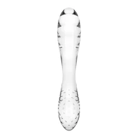 Двосторонній скляний дилдо Satisfyer Dazzling Crystal 1 Transparent, дуже міцний, без стопера — Просмотреть изображение 6