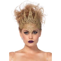 Широка корона Leg Avenue Die Cut Royal Crown, золота — Просмотреть изображение 1