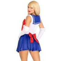 Еротичний костюм Сейлор Мун Leg Avenue Sexy Sailor L, сукня, рукавички, бант — Переглянути зображення 2