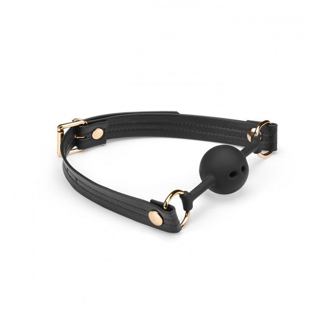 Кляп Liebe Seele Black Organosilicon Ball Gag
