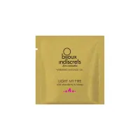 Пробник масажної олії Bijoux Indiscrets Light my Fire –  Wild Strawberry &amp; Honey (2 мл) — Переглянути зображення 1