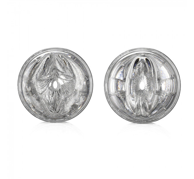 Двосторонній мастурбатор Fleshlight Quickshot Autumn Falls, компактний, зі зліпка вульви та ануса порнозірки