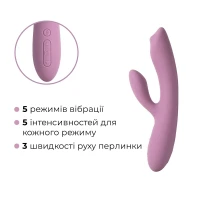 Смарт вібратор-кролик з перлинною стимуляцією точки G Svakom Trysta Neo — Переглянути зображення 4