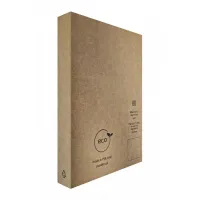 Бодістокінг Passion ECO BS003, чорний, One Size, відкрита промежина, імітація корсета та панчіх — Переглянути зображення 7
