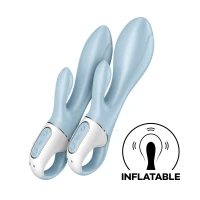 Вібратор-кролик надувний Satisfyer Air Pump Bunny 1 — Переглянути зображення 1
