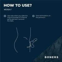 Ерекційне кільце Boners Cock ring — Просмотреть изображение 9