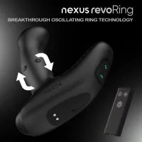 Масажер простати Nexus Revo Ring, ротація, вібрація та масаж рухомим кільцем, пульт ДК — Переглянути зображення 6