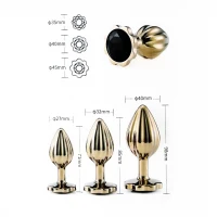 Набір анальних пробок LOCKINK YEAHWOW Nympho Butt Plug Set — Переглянути зображення 10