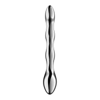 Металевий дилдо Satisfyer Cosmic Crest 2, двосторонній, можна нагрівати й охолоджувати — Переглянути зображення 3