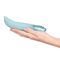 Вібратор для точки G Fun Factory Diva Dolphin Ice Blue, 10 режимів роботи, на батарейках — Просмотреть изображение 7