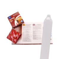 Презервативи Recare Cola Dotted&amp;Ribbed Condoms 3 шт, з пухирцями та ребрами, аромат: Кола — Просмотреть изображение 4