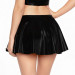 Сексуальна спідниця Art of Sex - Lolita, колір чорний з ефектом мокрого оксамиту, XS-M