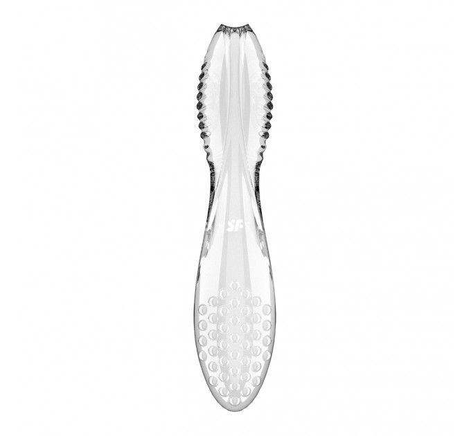 Двосторонній скляний дилдо Satisfyer Dazzling Crystal 2 Transparent