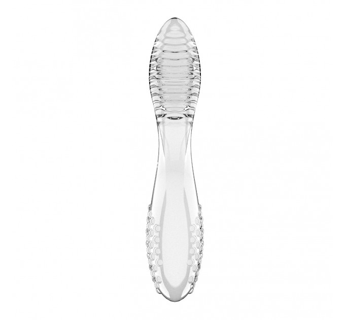 Двосторонній скляний дилдо Satisfyer Dazzling Crystal 2 Transparent