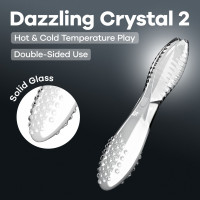 Двосторонній скляний дилдо Satisfyer Dazzling Crystal 2 Transparent — Просмотреть изображение 6