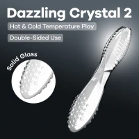 Двосторонній скляний дилдо Satisfyer Dazzling Crystal 2 Transparent — Переглянути зображення 6
